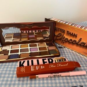 Too Faced  Chocolate Eye Shadow Palette and Eyeliner